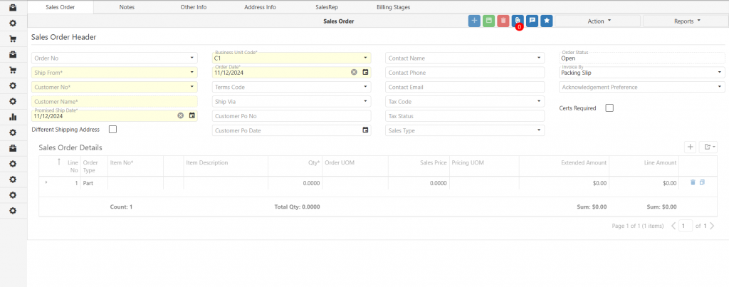 purchase order